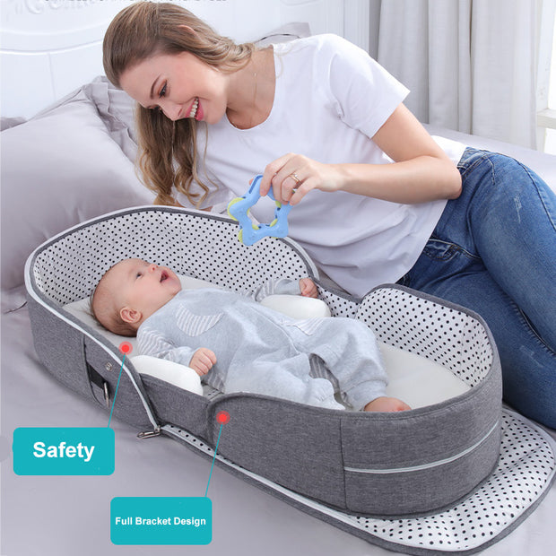 Portable Removable Folding Crib Baby Bed Bag